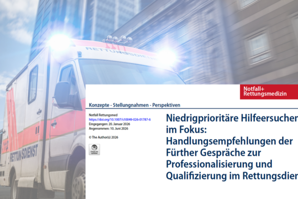 Neue Fachpublikation der Fürther Gespräche veröffentlicht